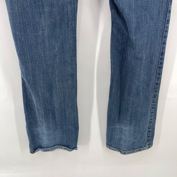 Sasson Womens Vintage Jeans Stretch Flap Pocket Tapered Leg Medium Wash Blue 10 - Picture 7 of 13